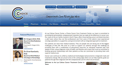 Desktop Screenshot of lascolinascancercenter.com